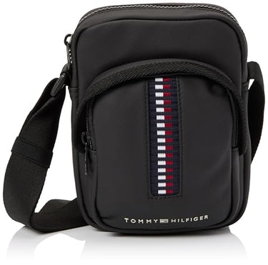 Tommy Hilfiger TH CORP MINI REPORTER Schultertasche Herren, Schwarz (Black), O im Sale
